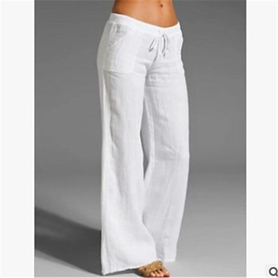 Shop Women's Linen Wide Leg Pants - The style of Summer Chic